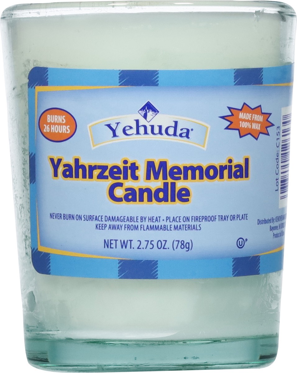 slide 4 of 9, Yehuda Yahrzeit Memorial Candle 1 ea, 1 ct