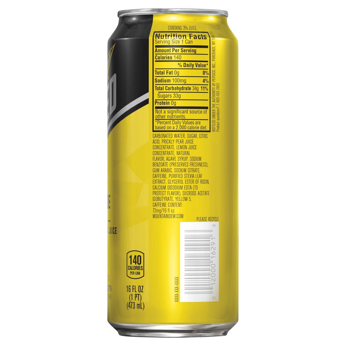 slide 5 of 8, Mountain Dew Soda - 16 oz, 16 oz