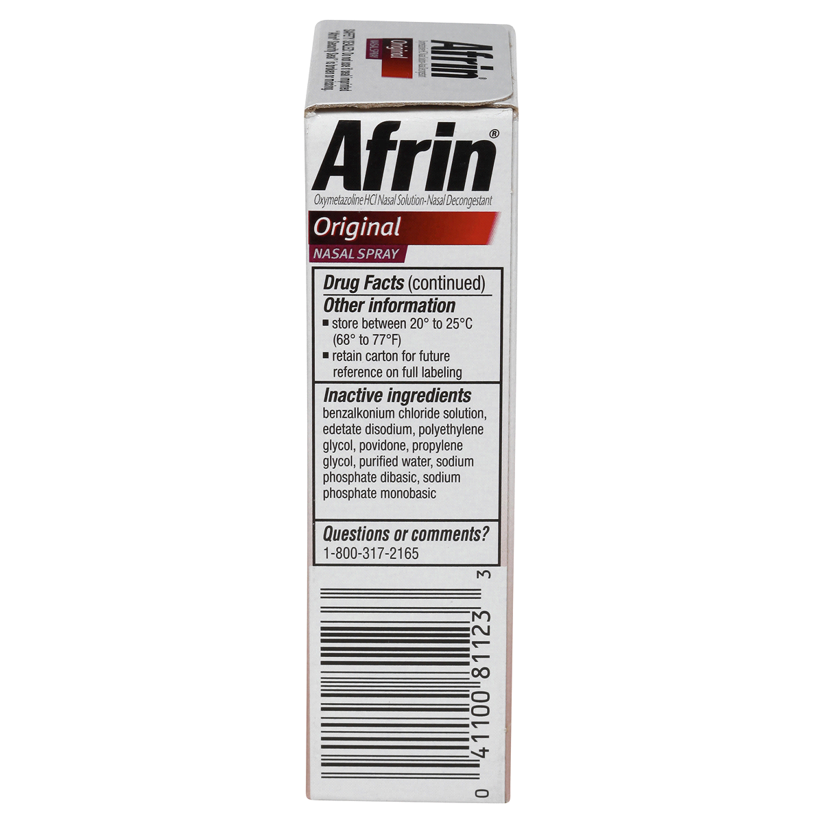 slide 4 of 8, Afrin Original 12 Hour Relief Nasal Spray, 0.5 fl oz