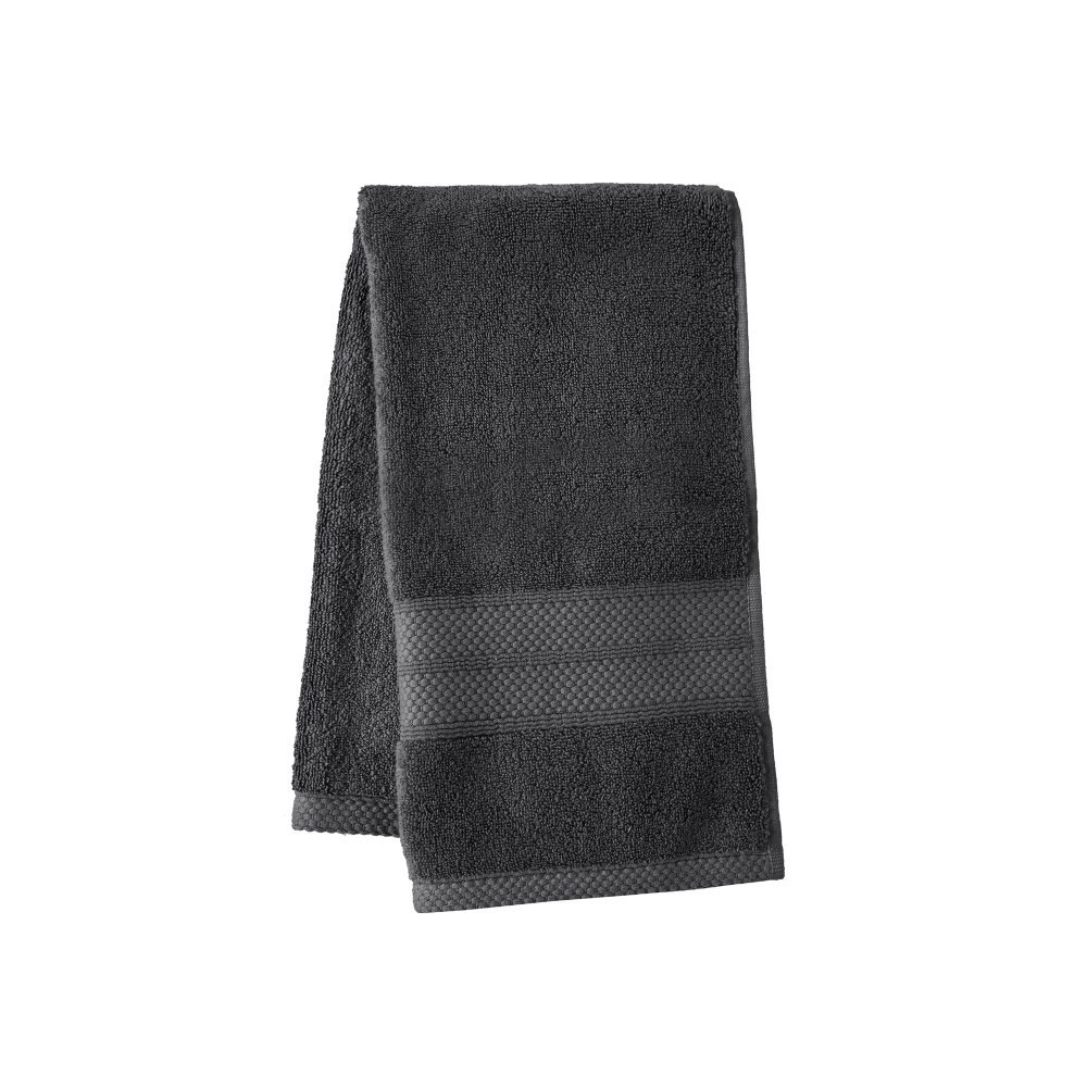 slide 1 of 1, Modavari Turkish Hand Towel - Dark Gray, 1 ct