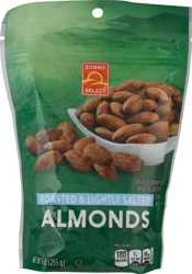 Sunny Select Roasted & Lightly Salted Almonds 9 oz