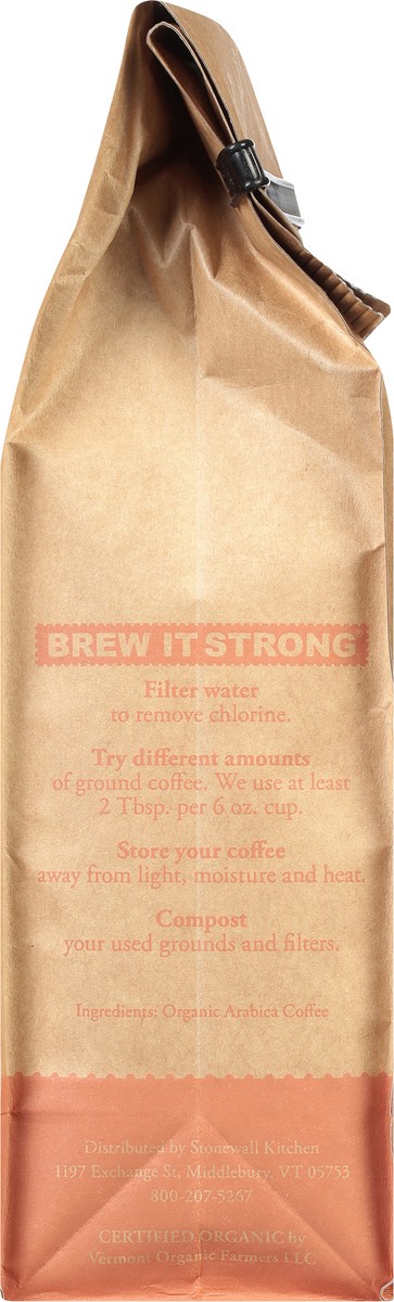 slide 8 of 9, Vermont Coffee Company Ground Half Caff Coffee 12 oz, 12 oz