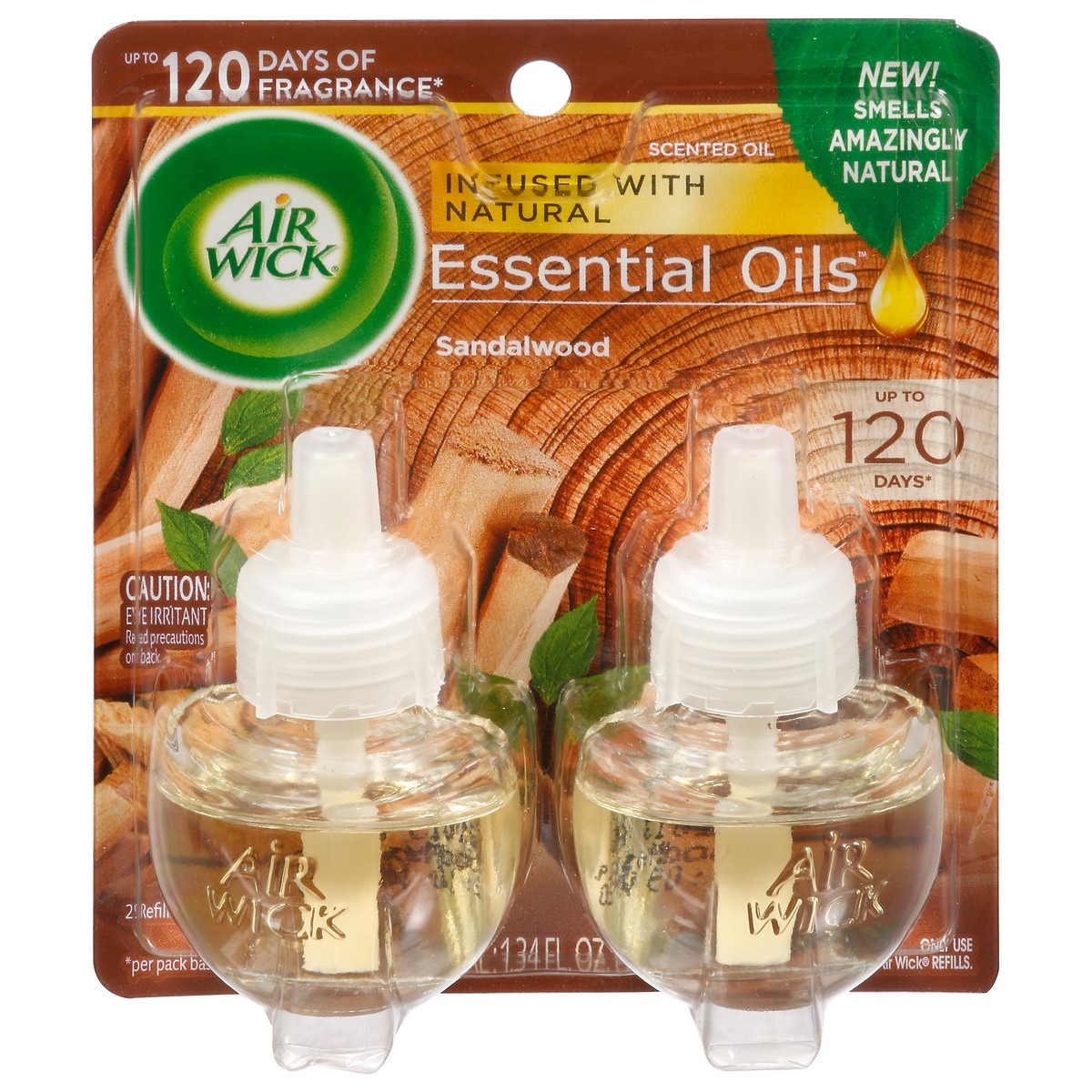 slide 1 of 9, Air Wick Scented Oil Woodland Mystique Air Freshener Refill, 2 ct; 0.67 oz