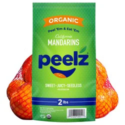 Peelz Organic California Mandarins 2 lb Bag