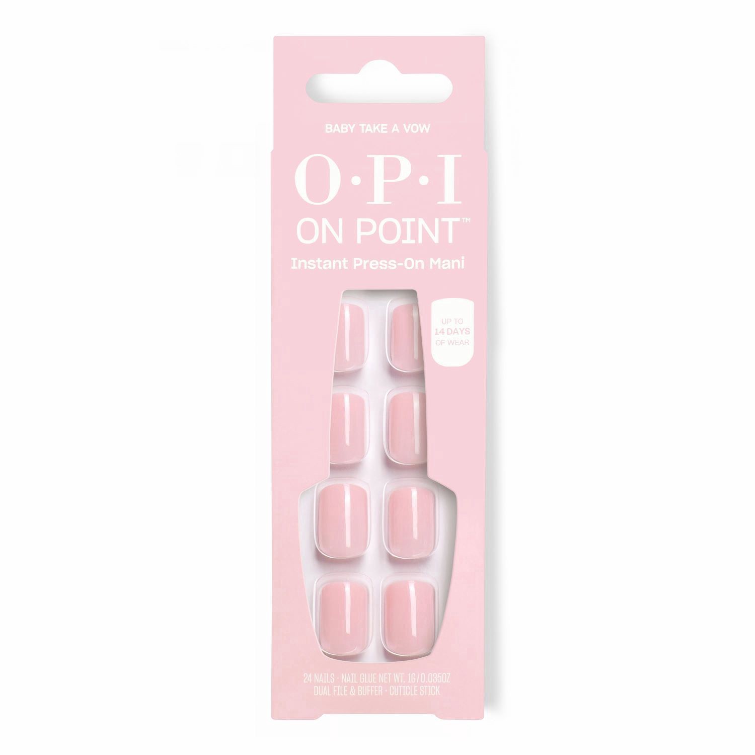 slide 1 of 1, OPI NAIL COLOR Anm Baby Take A Vow Shade, 1 ct