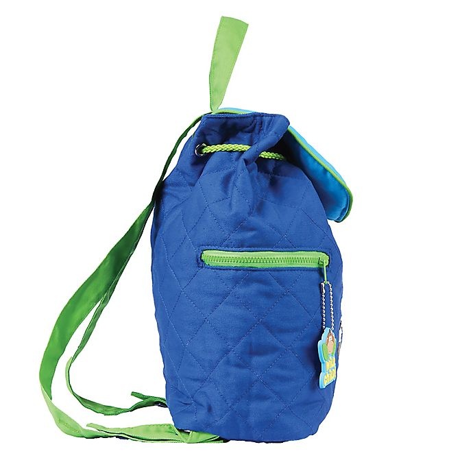 slide 3 of 4, Stephen Joseph Zoo Quilted Backpack - Blue, 1 ct