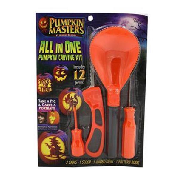 slide 1 of 1, Pumpkin Masters All In One Carving Kit, 1 ct