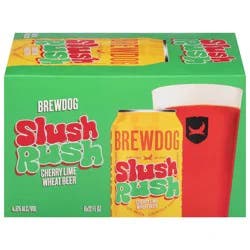 BrewDog Wheat Cherry Lime Slush Rush Beer 6 - 12 oz Cans