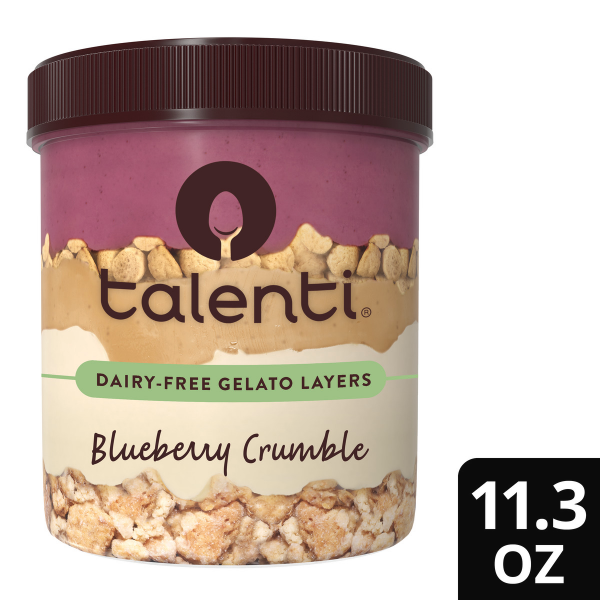 slide 1 of 1, Talenti Blueberry Crumble Dairy-Free Frozen Gelato Layers - 11.3oz, 11.3 oz