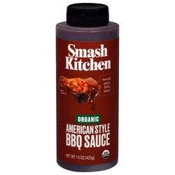 Smash Kitchen Organic American Style BBQ Sauce 15 oz