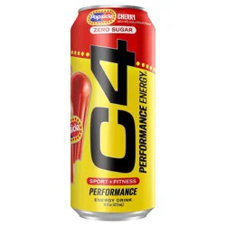 C4 Sport Performance Cherry Popsicle Energy Drink, 16 fl oz can