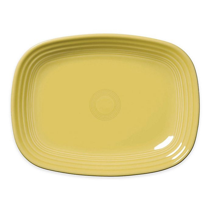 slide 1 of 2, Fiesta Rectangular Platter - Sunflower, 12 in