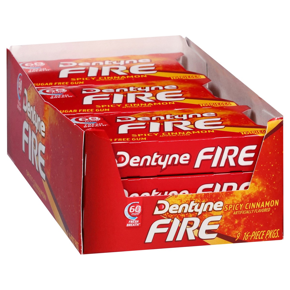 slide 3 of 4, Dentyne Fire Cinnamon, 9 ct