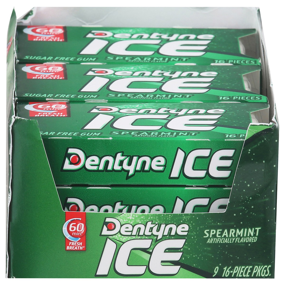 slide 2 of 4, Dentyne Ice Spearmint Gum, 9 ct