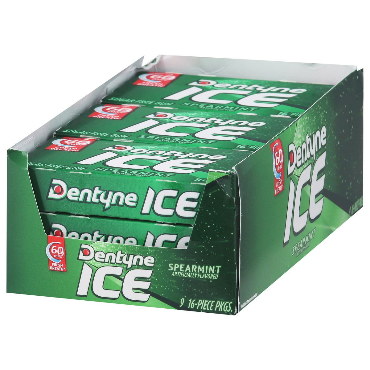 slide 3 of 4, Dentyne Ice Spearmint Gum, 9 ct