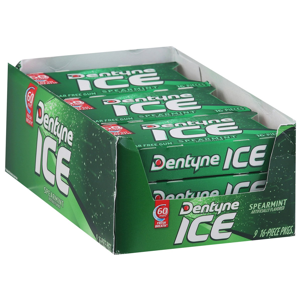 slide 4 of 4, Dentyne Ice Spearmint Gum, 9 ct