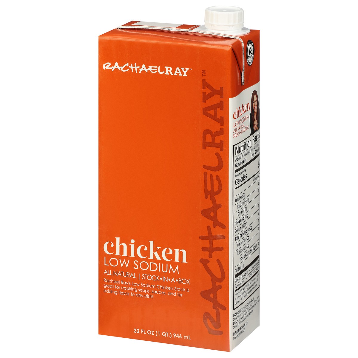 slide 6 of 9, Rachael Ray Low Sodium All Natural Chicken Stock 32 fl oz, 32 fl oz