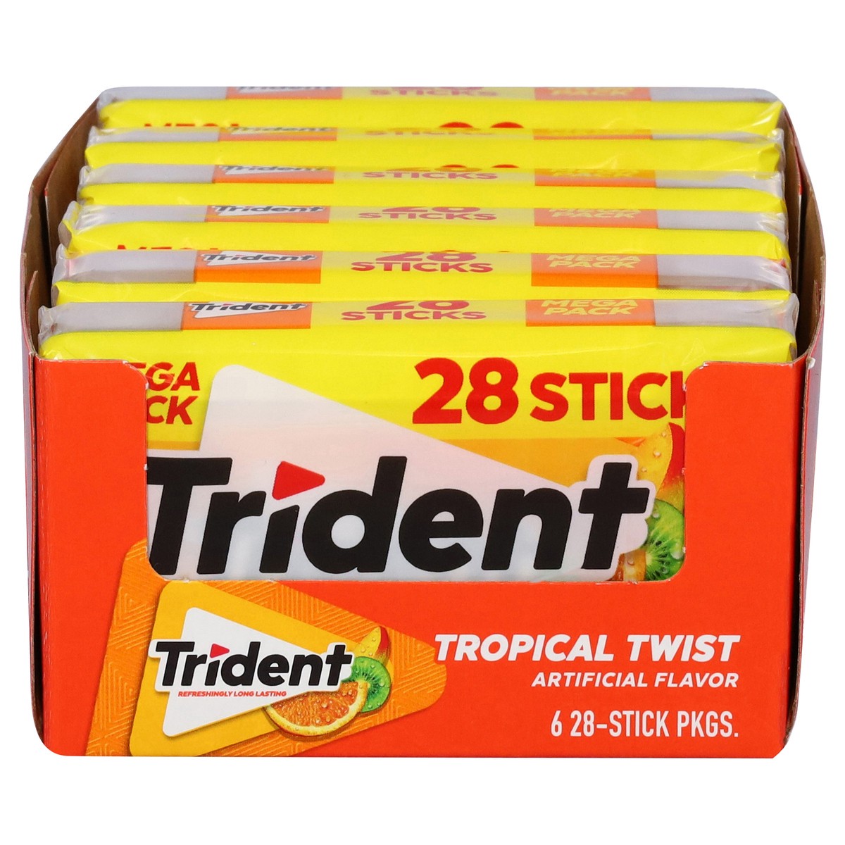 slide 2 of 4, Trident Tropical Twist, 6 ct