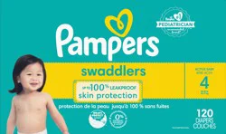 Pampers Swaddlers Active Baby Diaper Size 4 120 Count