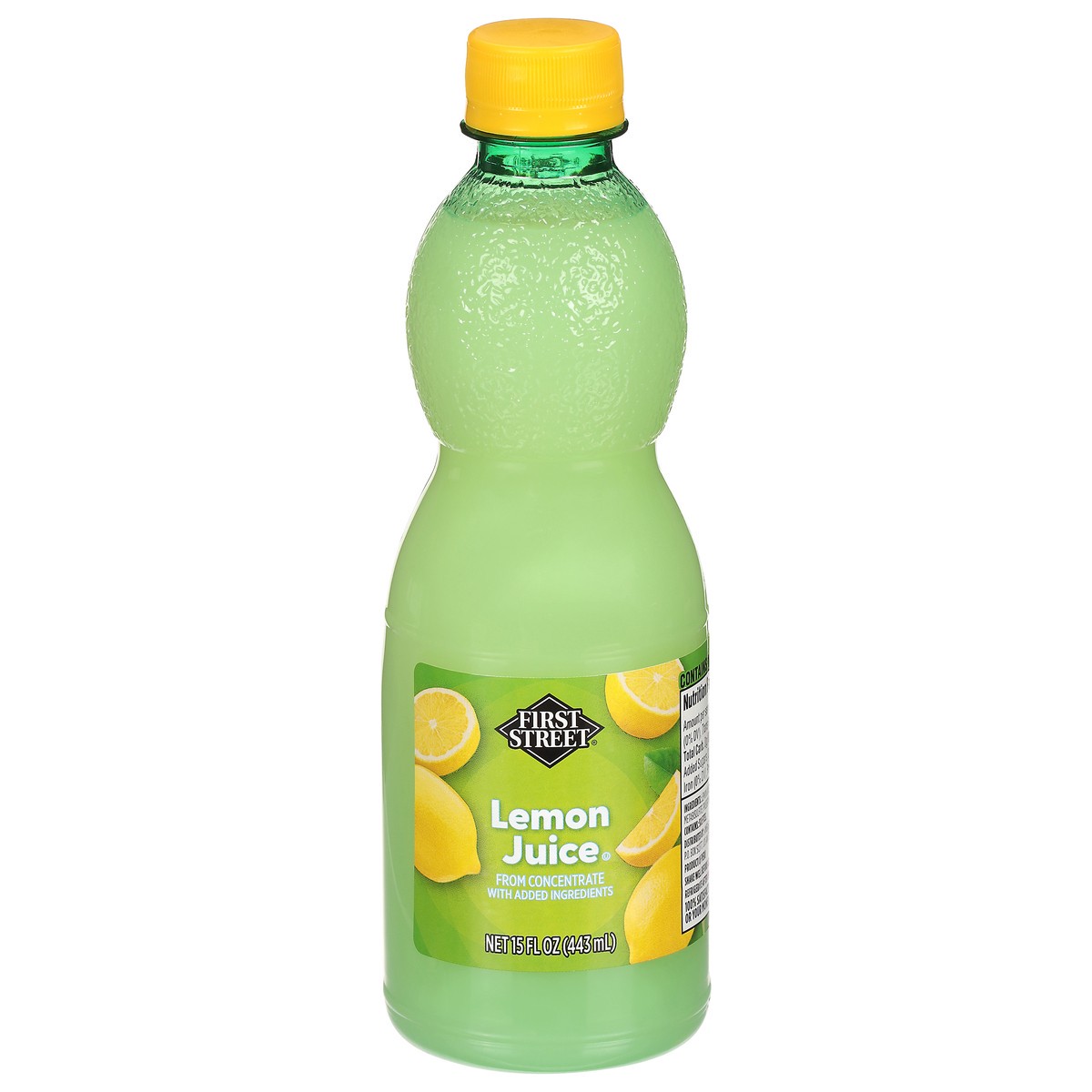 slide 2 of 4, First Street 100% Lemon Juice, 15 oz