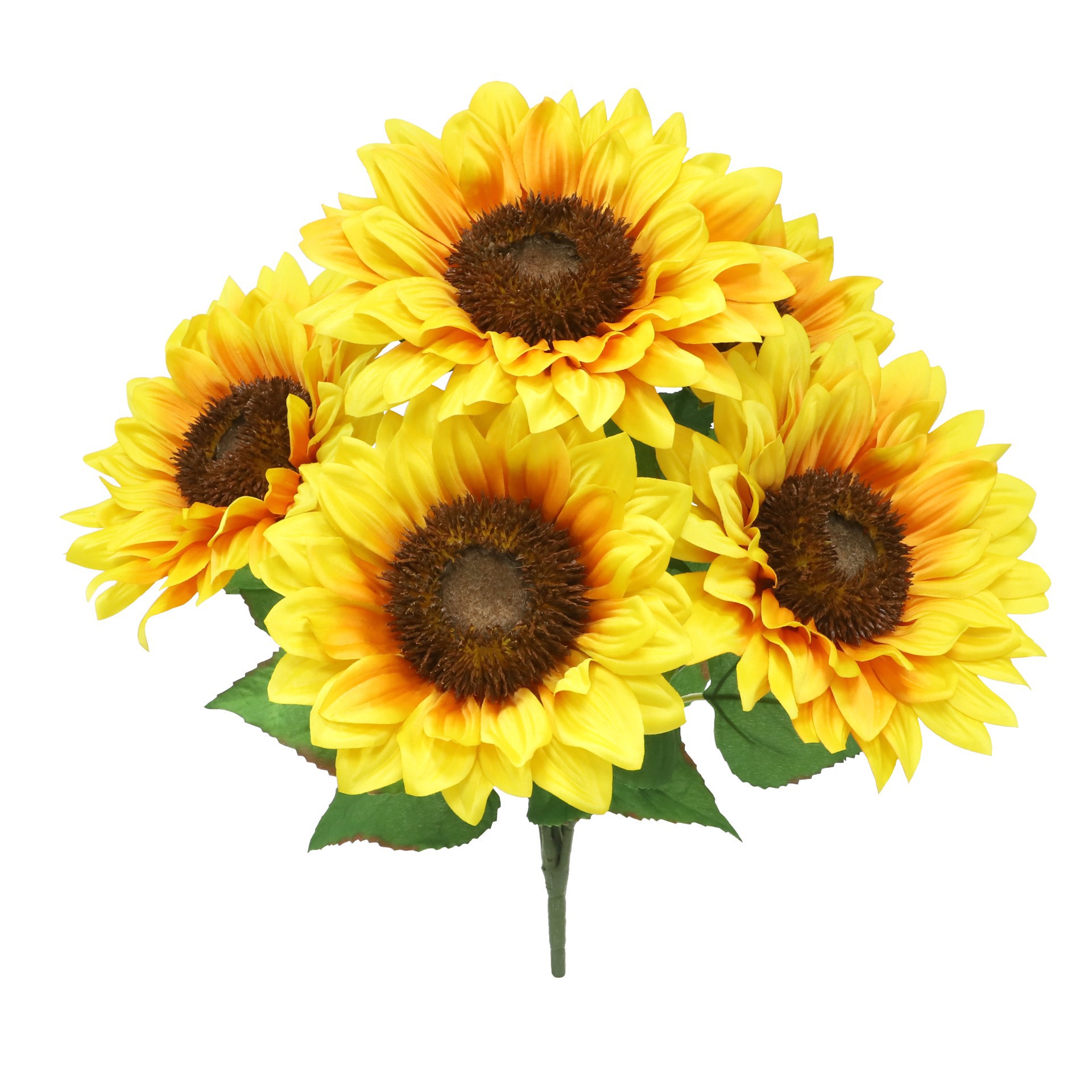 slide 3 of 3, 18" Yellow Sunflower Bush By Ashland, 13 in x 10 in x 18 in