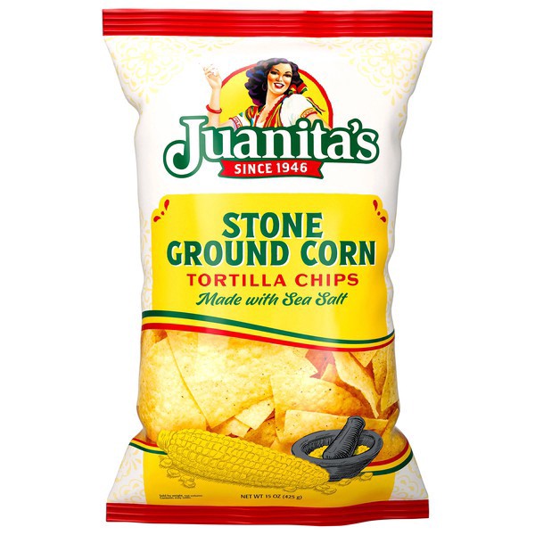 slide 1 of 1, Juanita Tortilla Chip Slated, 15 oz