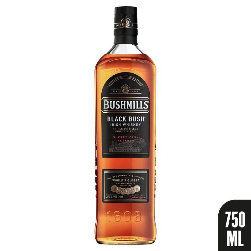 slide 5 of 9, Bushmills Black Bush Irish Whiskey, 750 ml