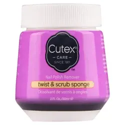 Cutex Nail Polish Remover, Twist & Scrub Sponge