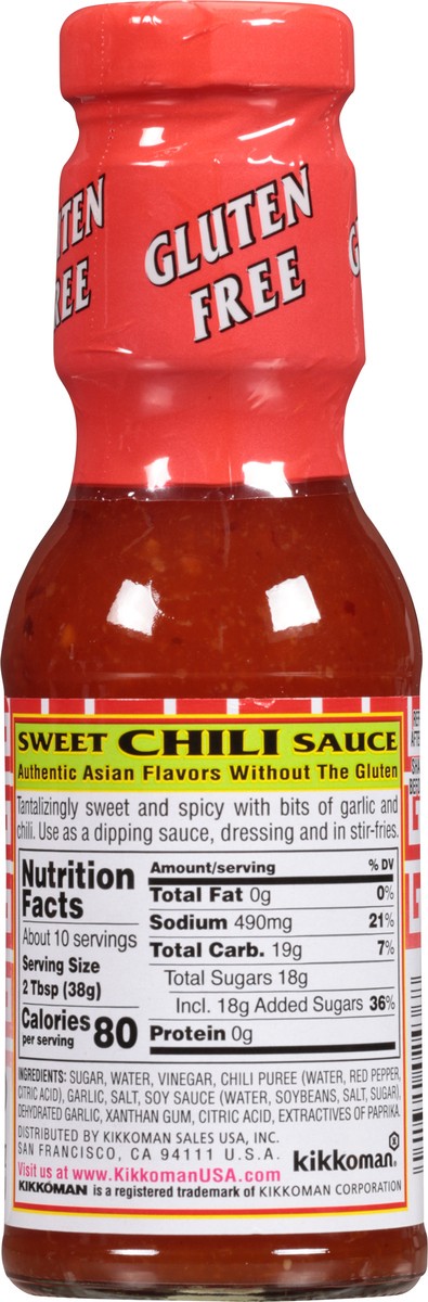 slide 2 of 7, Kikkoman Gluten-Free Sweet Chili Sauce 13.0 oz, 13 oz