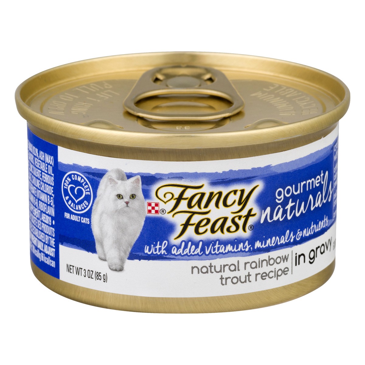 slide 5 of 9, Fancy Feast Natural Rainbow Trout In Gravy, 1 ct