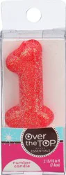 Over The Top Essentials 1 Number Candle 1 ea