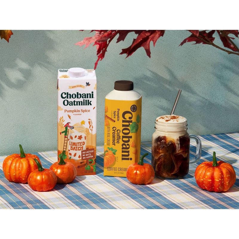 slide 4 of 5, Chobani Pumpkin Spice Oatmilk - 32oz, 1 qt