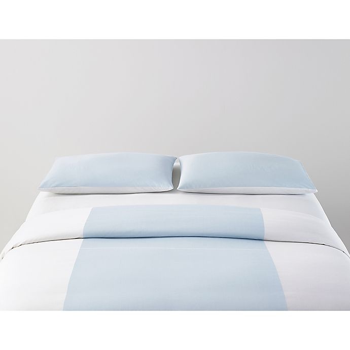 slide 1 of 4, Calvin Klein Sara Queen Duvet Cover Set - Light Blue, 1 ct