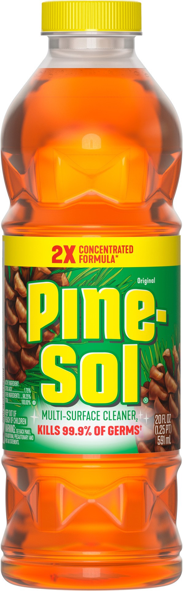slide 1 of 1, Pine-Sol Multi-Surface Cleaner, Original Pine, 20 Fluid Ounces, 20 fl oz