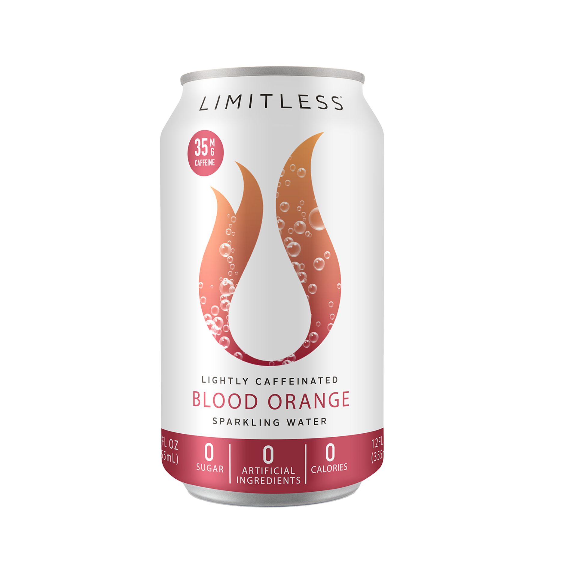 slide 1 of 1, Limitless Blood Orange Sparkling Water - 12 fl oz, 12 fl oz