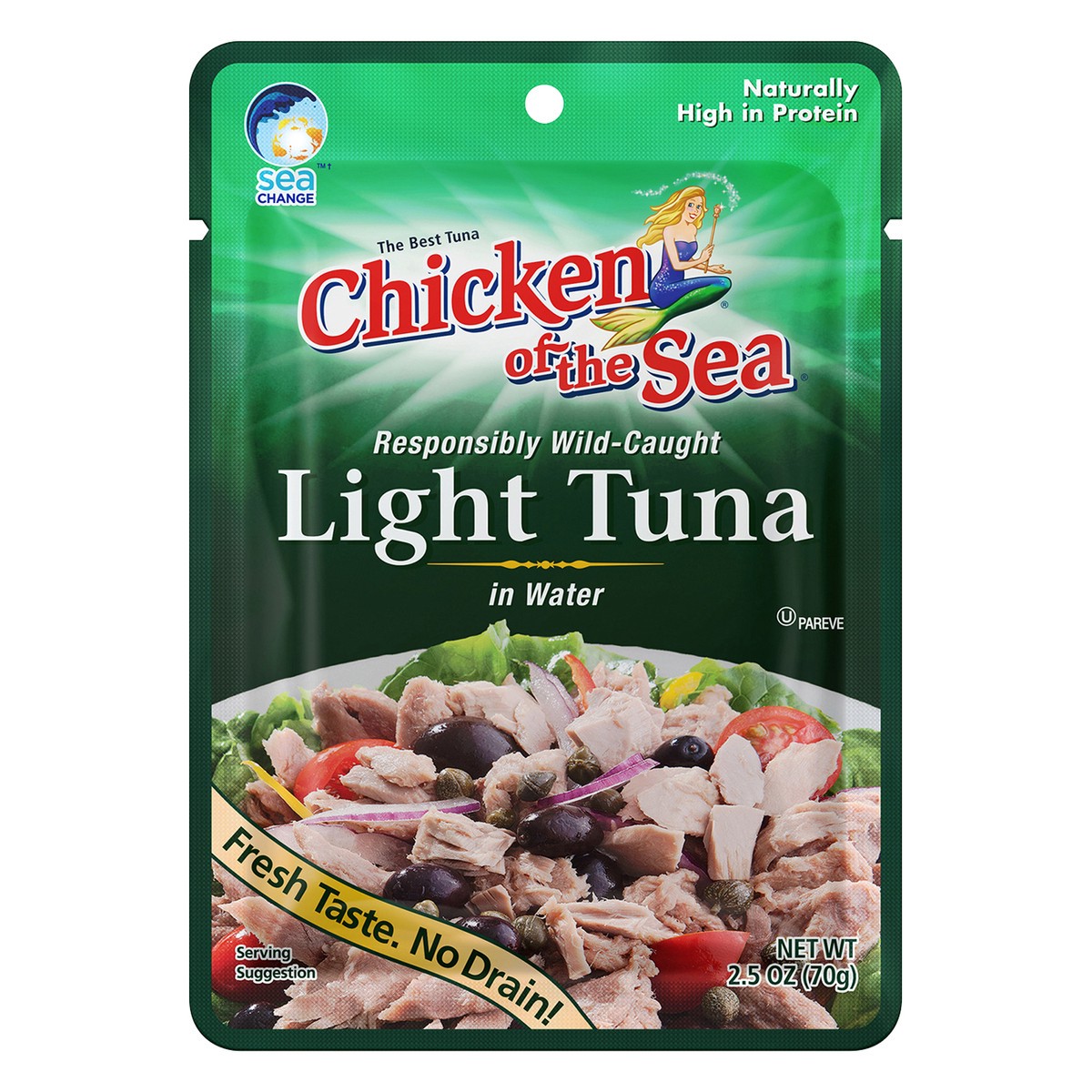 slide 5 of 6, Chicken of the Sea  Light Tuna Pouch 2.5 ounces, 2.5 oz