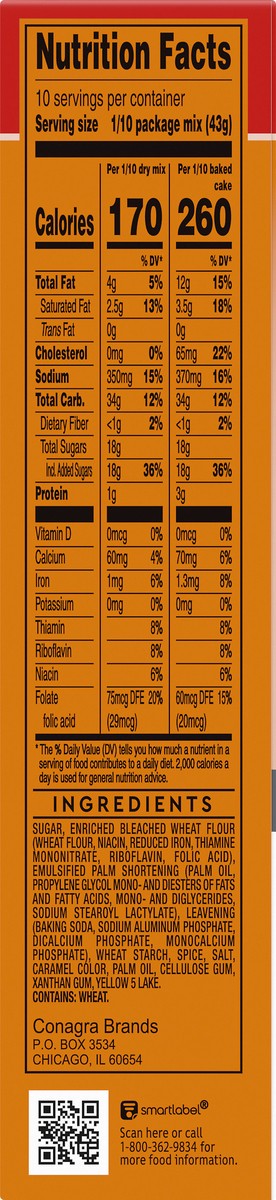 slide 5 of 9, Duncan Hines Signature Perfectly Moist Spice Cake Mix 15.25 oz, 15.25 oz