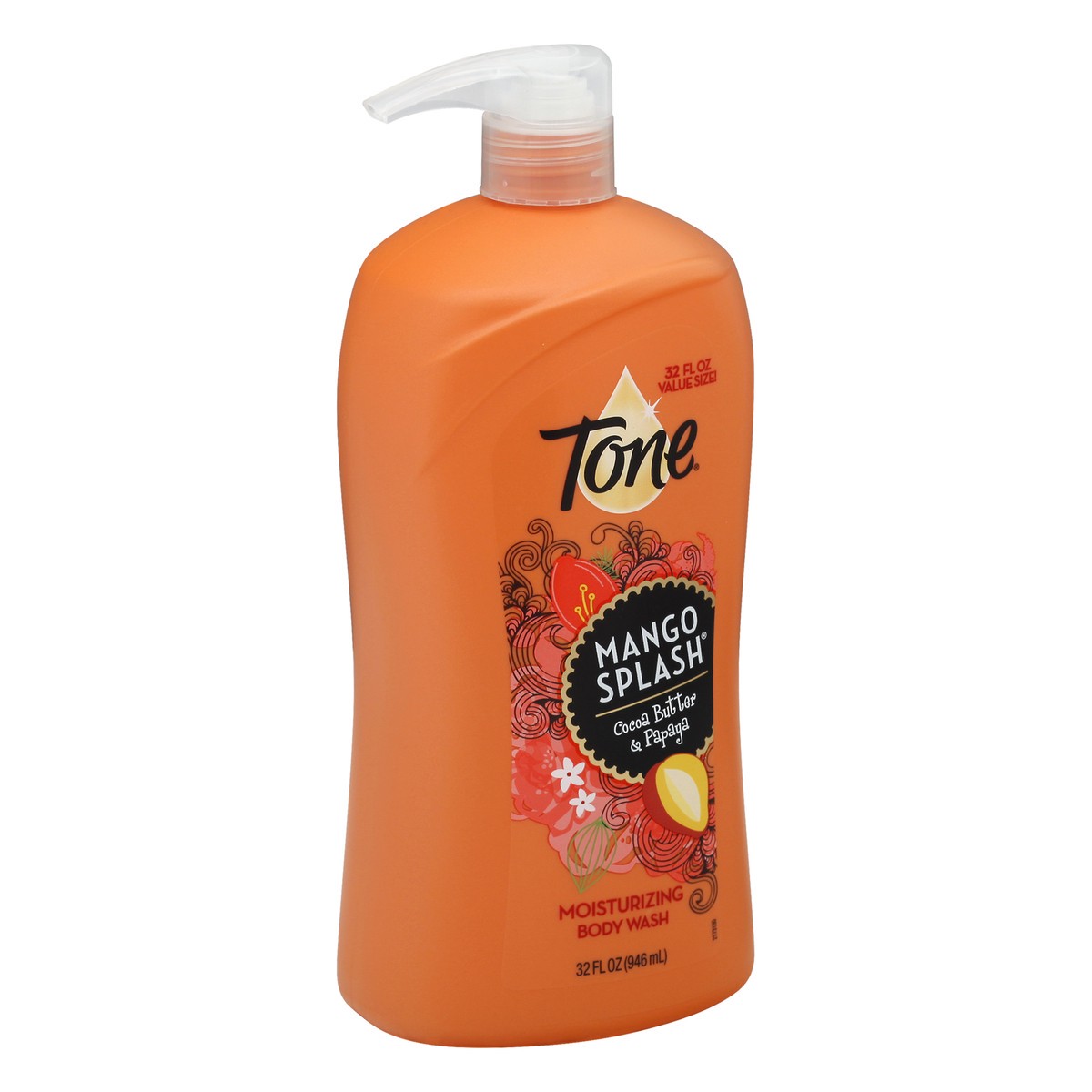 slide 2 of 12, Tone Value Size! Moisturizing Mango Splash Body Wash 32 oz, 32 oz