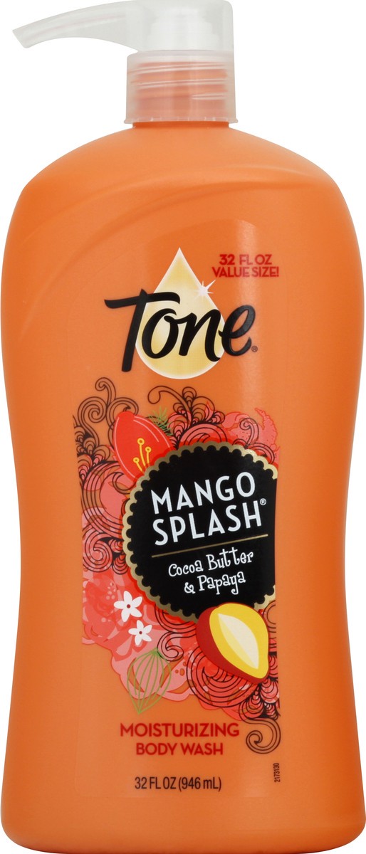 slide 1 of 12, Tone Value Size! Moisturizing Mango Splash Body Wash 32 oz, 32 oz