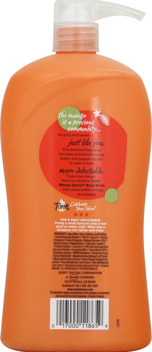 slide 9 of 12, Tone Value Size! Moisturizing Mango Splash Body Wash 32 oz, 32 oz