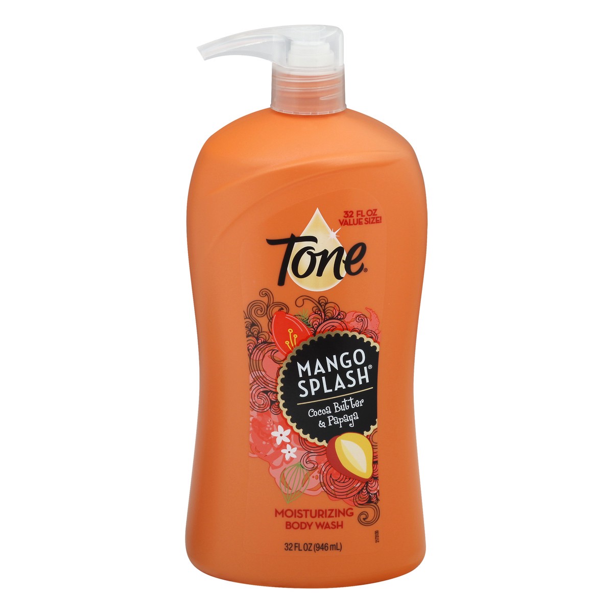 slide 1 of 12, Tone Value Size! Moisturizing Mango Splash Body Wash 32 oz, 32 oz