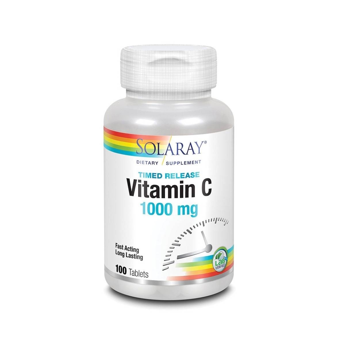 slide 1 of 1, Solaray Vitamin C 1000 Mg, 100 ct