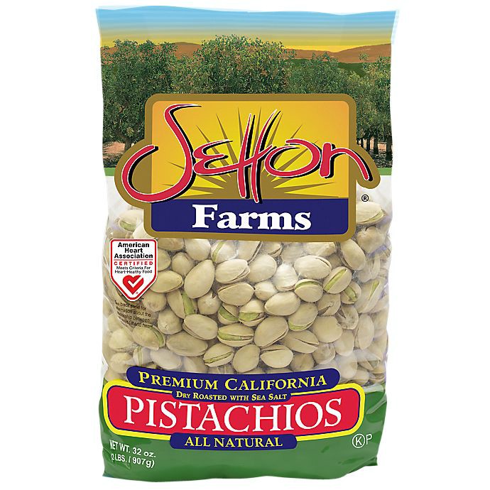 slide 1 of 1, Setton Farms Premium California Dry Roasted Shell Pistachios with Sea Salt, 32 oz