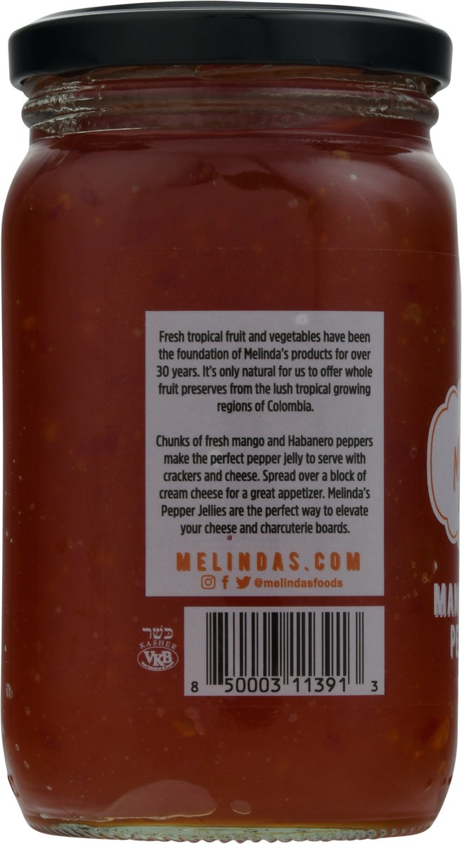 slide 8 of 14, Melinda's Wing Sauce Mango Habanero Pepper Jelly, 15.5 oz