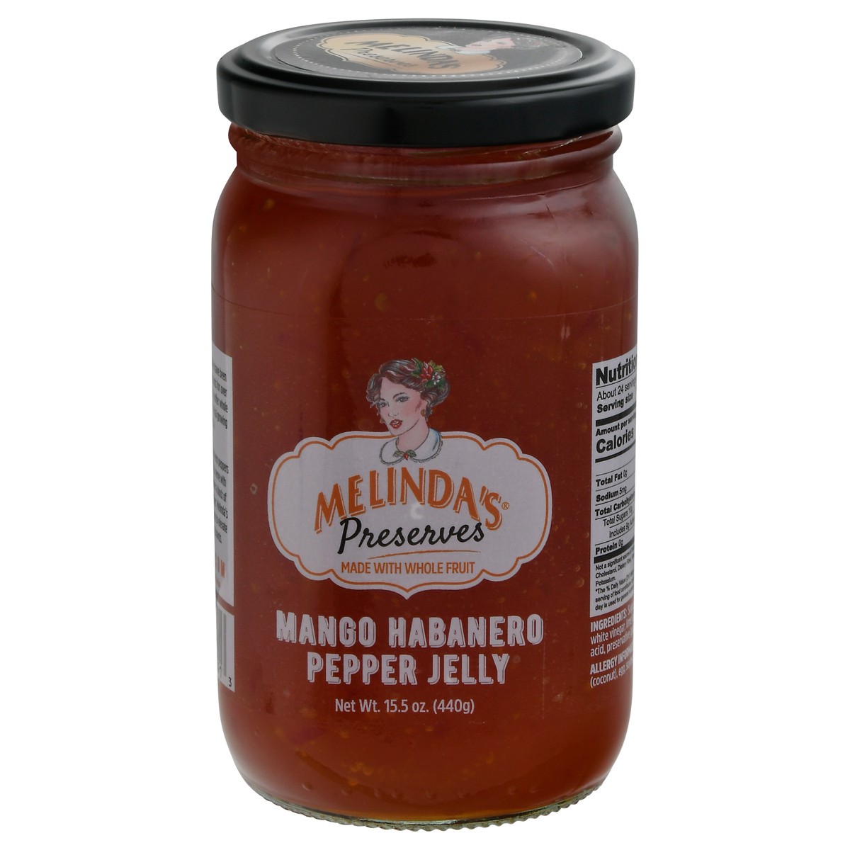 slide 1 of 14, Melinda's Wing Sauce Mango Habanero Pepper Jelly, 15.5 oz