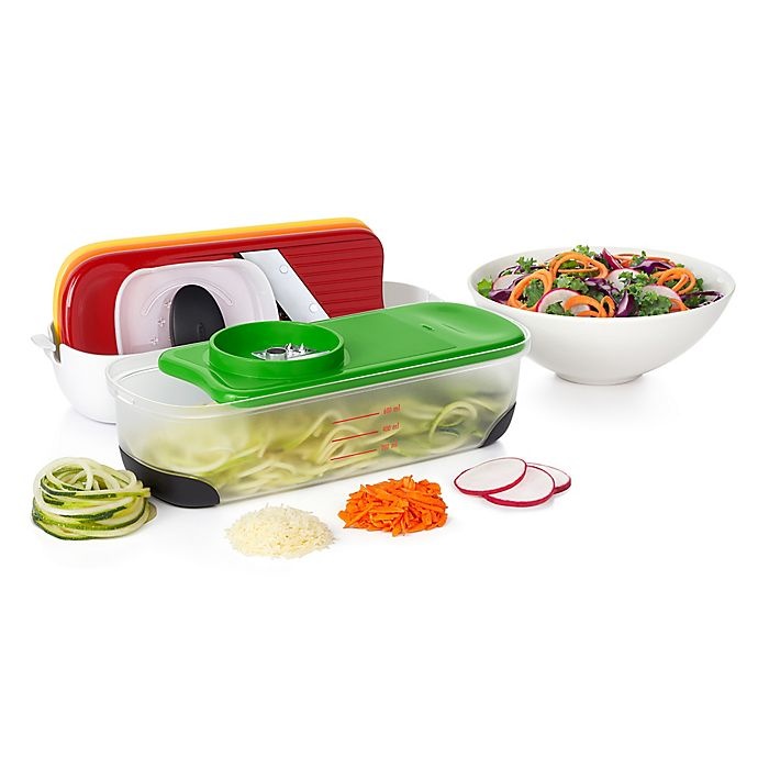 slide 1 of 5, OXO Good Grips Spiralize Grate and Slice Set, 7 ct