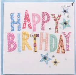 Papyrus Happy Birthday Greeting Card 1 ea