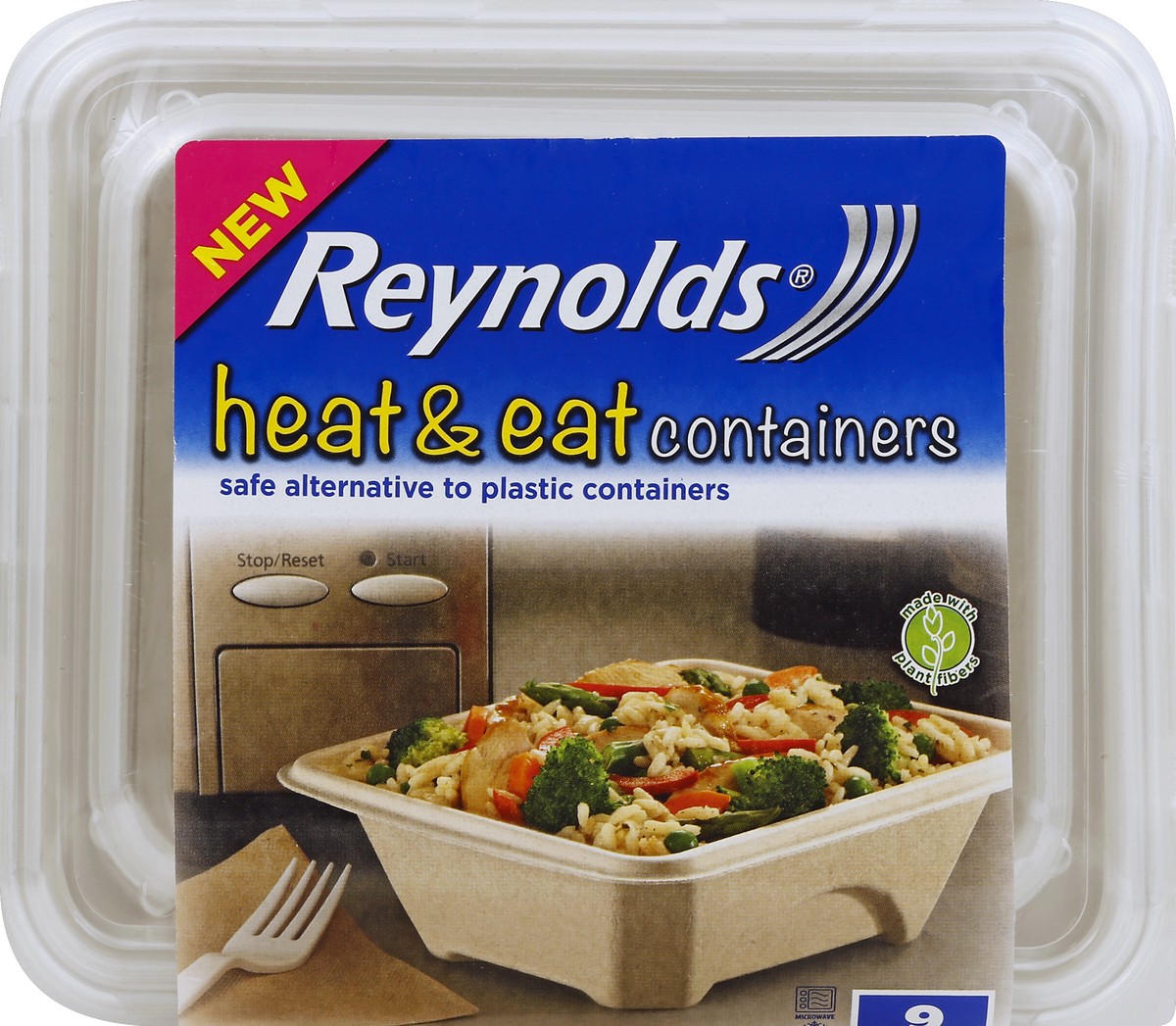 slide 4 of 4, Reynolds Containers & Lids 9 ea, 9 ct