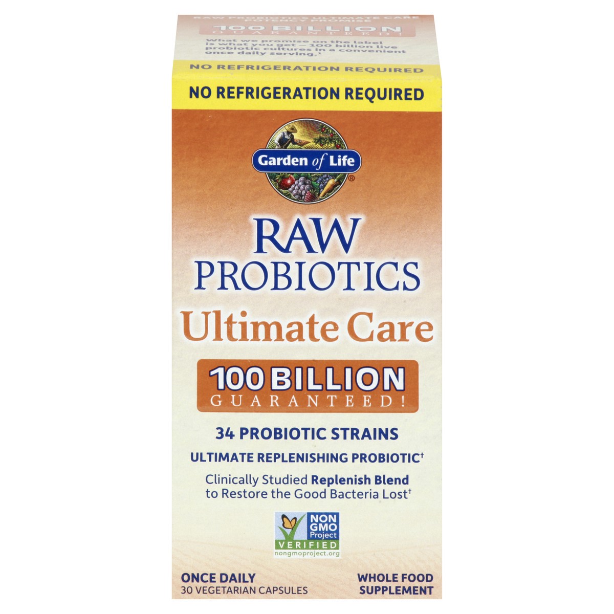 slide 1 of 9, Garden of Life Raw Probiotics Ultimate Care, 30 ct