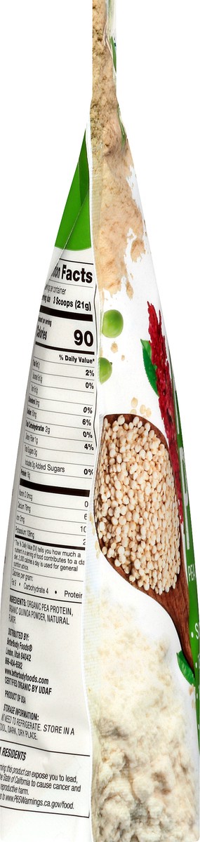 slide 5 of 13, BetterBody Foods Organic Plant Protein 12.7 oz, 12.7 oz